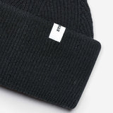 Stiksen Beanie 01 Merino Wool Black Detail