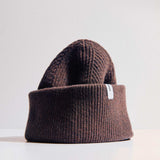 Beanie 01 Merino Brown