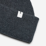 Beanie 01 Merino Dark Grey