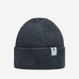 Beanie 02 Merino Dark Grey