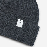 Beanie 02 Merino Dark Grey