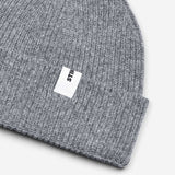 Beanie 02 Merino Light Grey
