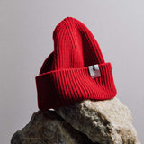 Beanie 02 Merino Red