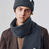 Scarf 01 Merino Dark Grey