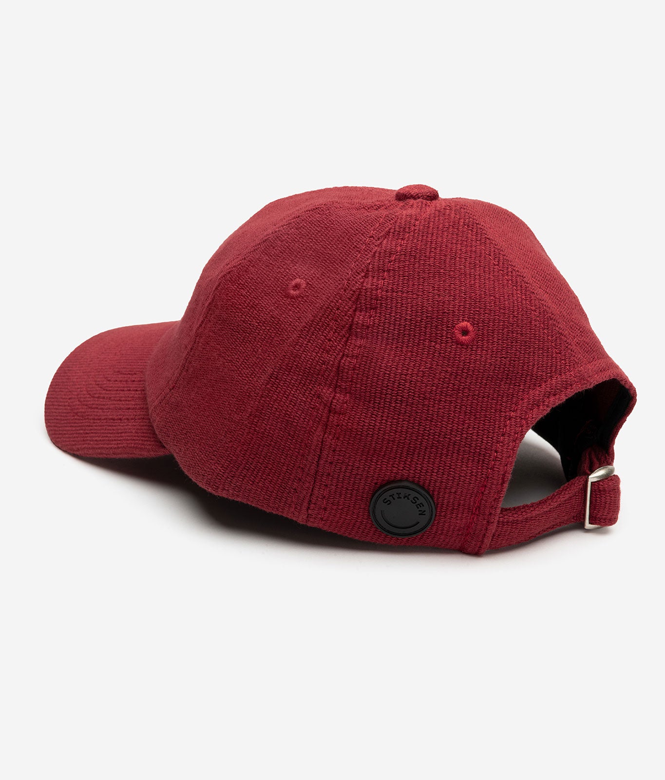 Stiksen 105 Canvas Crimson Dad Cap Logotype