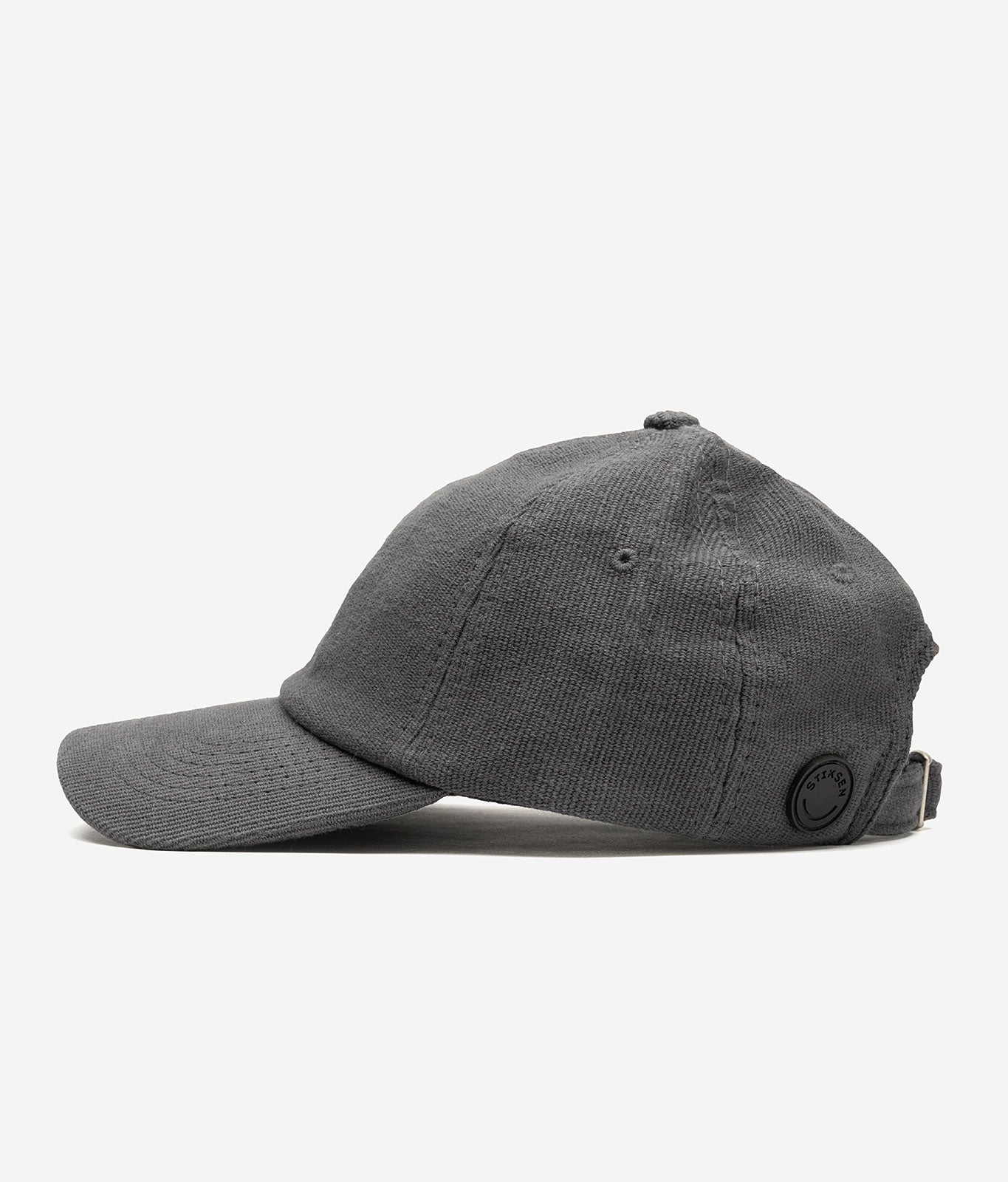 Stiksen 105 Canvas Graphite Dad Cap Profile