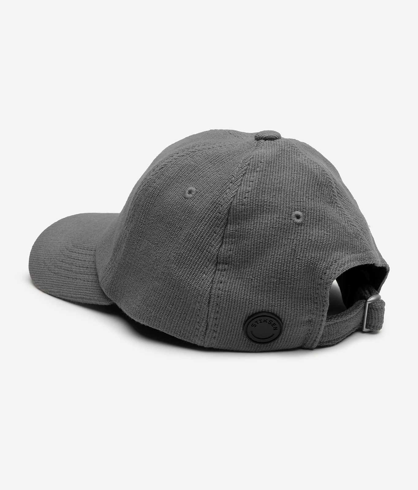 Stiksen 105 Canvas Graphite Dad Cap Logotype