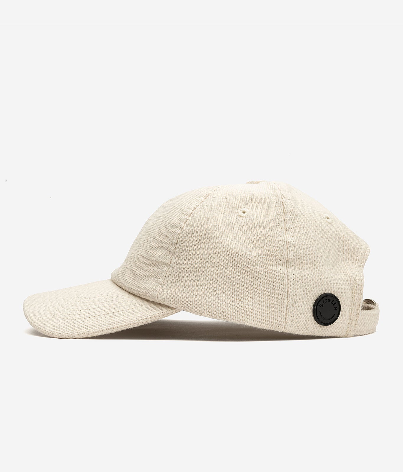 Stiksen 105 Canvas Off White Dad Cap Profile