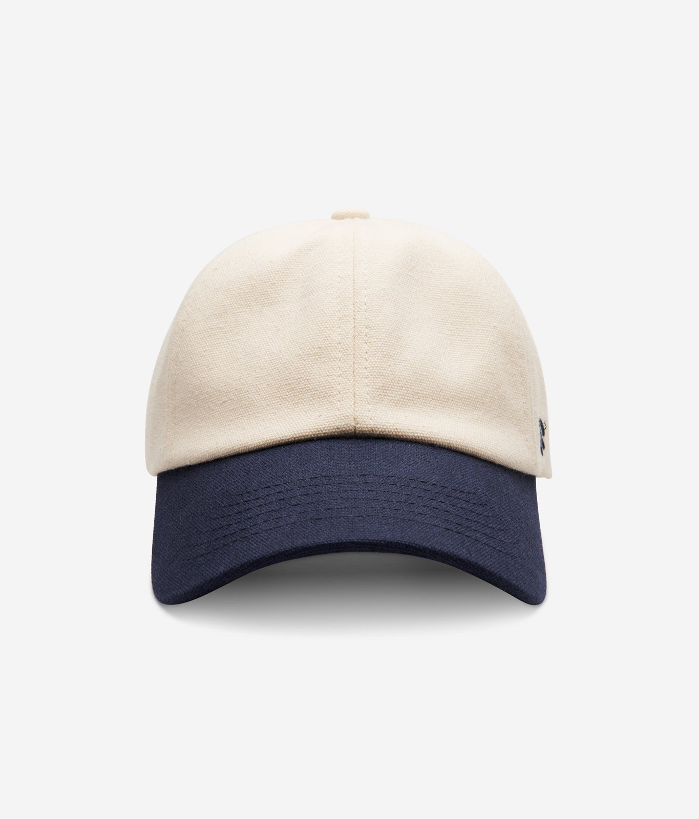 Stiksen │ 105 Canvas Off White/Navy Dad Cap Stiksen │ 105 Canvas Off White/Navy Dad Cap
