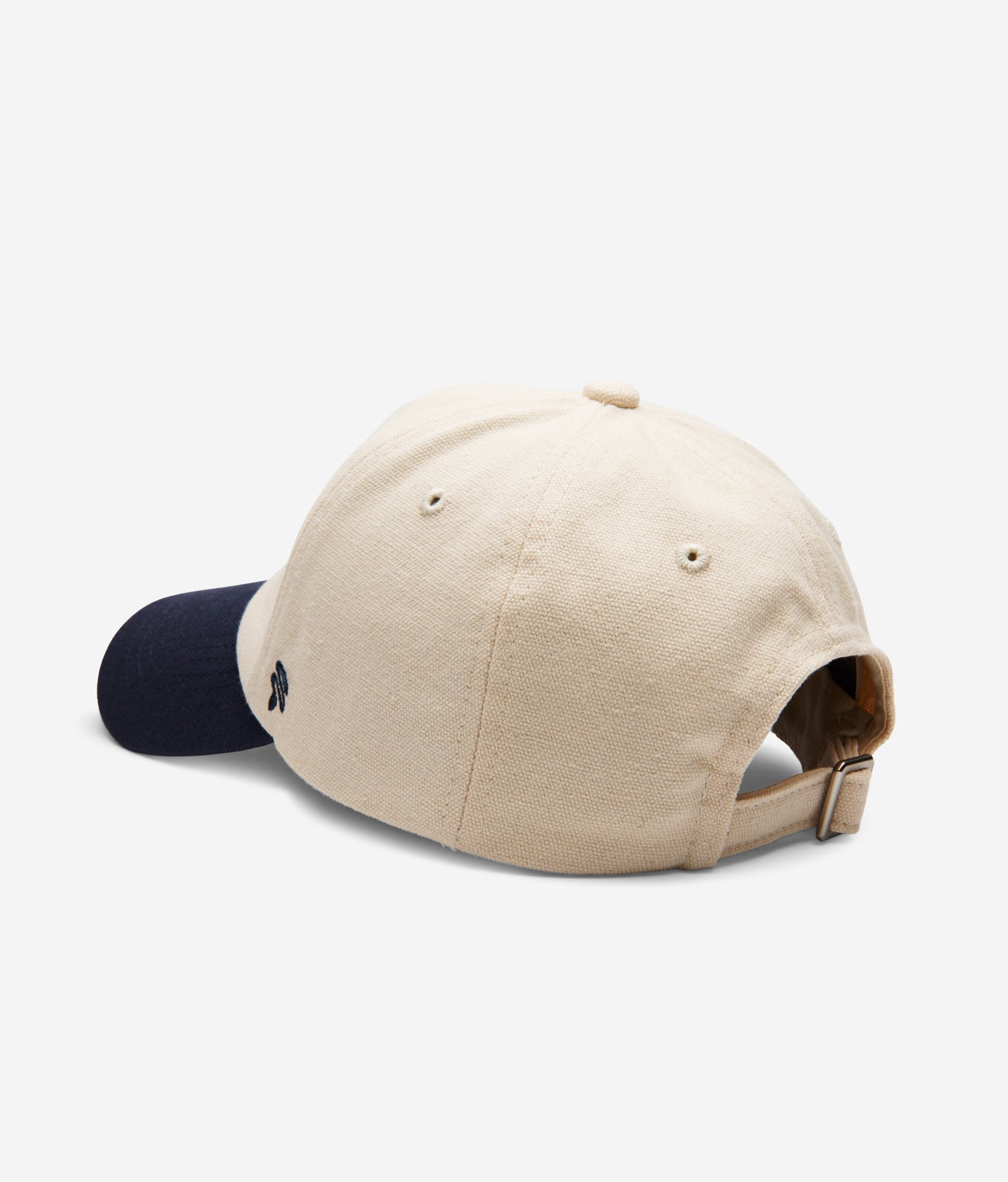 Stiksen │ 105 Canvas Off White/Navy Dad Cap