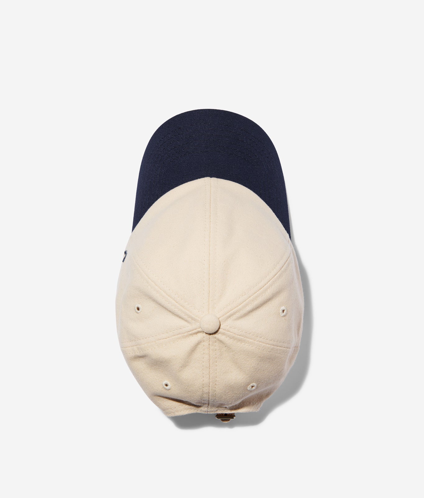 105 Canvas Off White/Navy – Organic Cotton Dad Cap | Stiksen