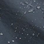 Ventile fabric with water droplets showing the waterproof characteristic