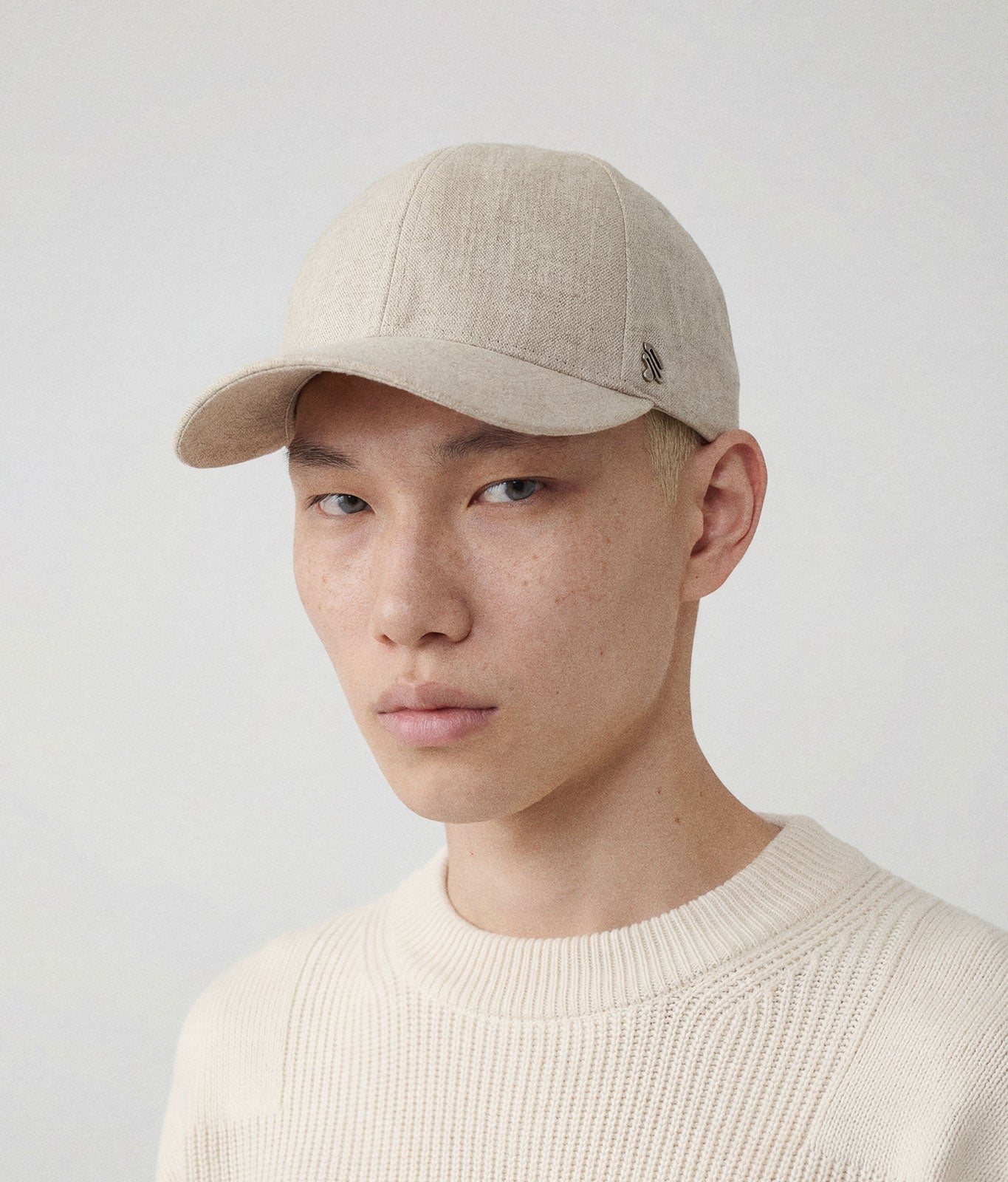 Stiksen │ 107 Linen Beige Baseball Cap