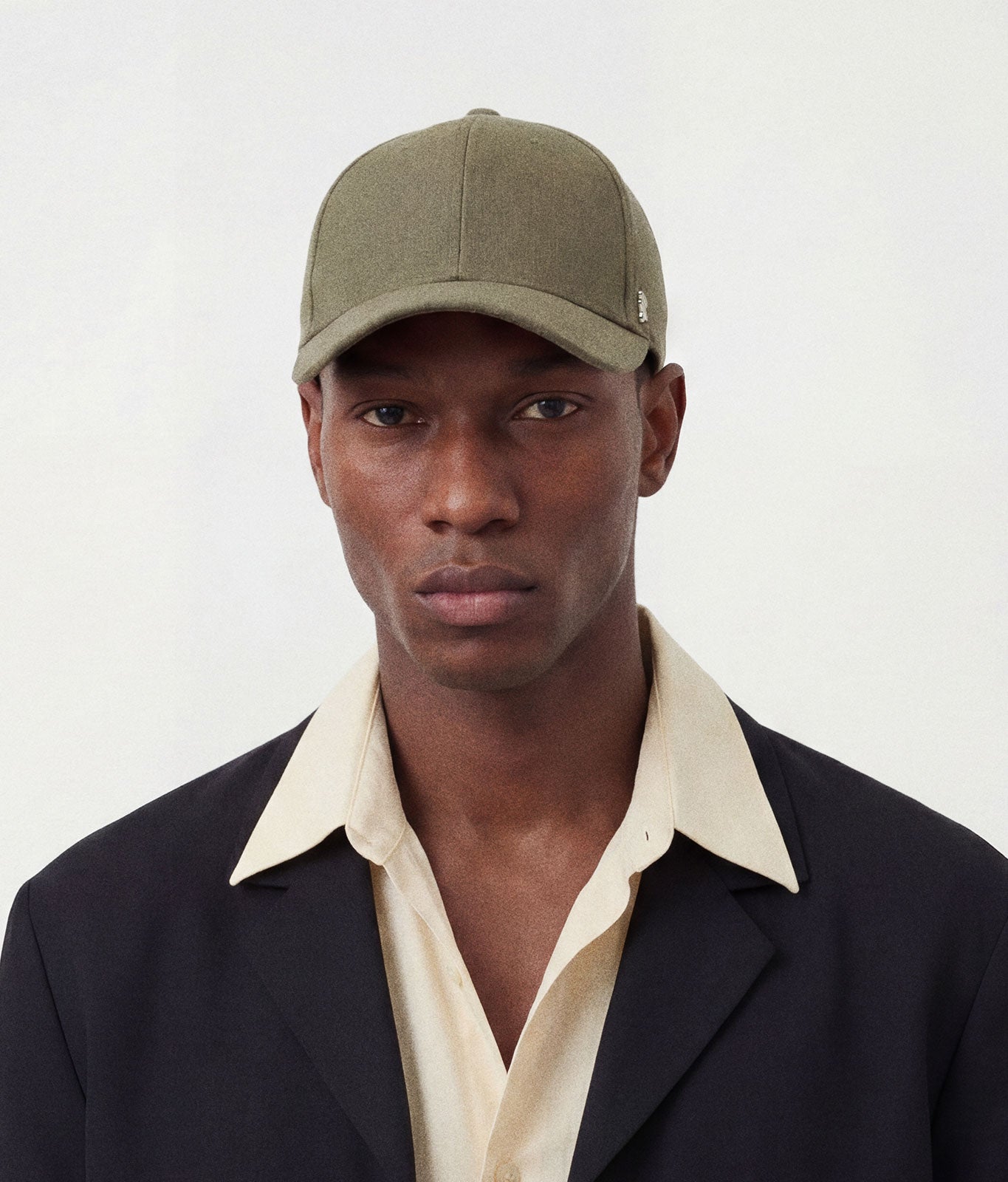 完売品　575PL POLYESTER LINEN CASQUETTE ML Stiksen │ 107 Linen Olive Baseball Cap