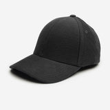 Stiksen 107 Canvas Black Baseball Cap Minimalist