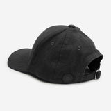 Stiksen 107 Canvas Black Baseball Cap Logotype