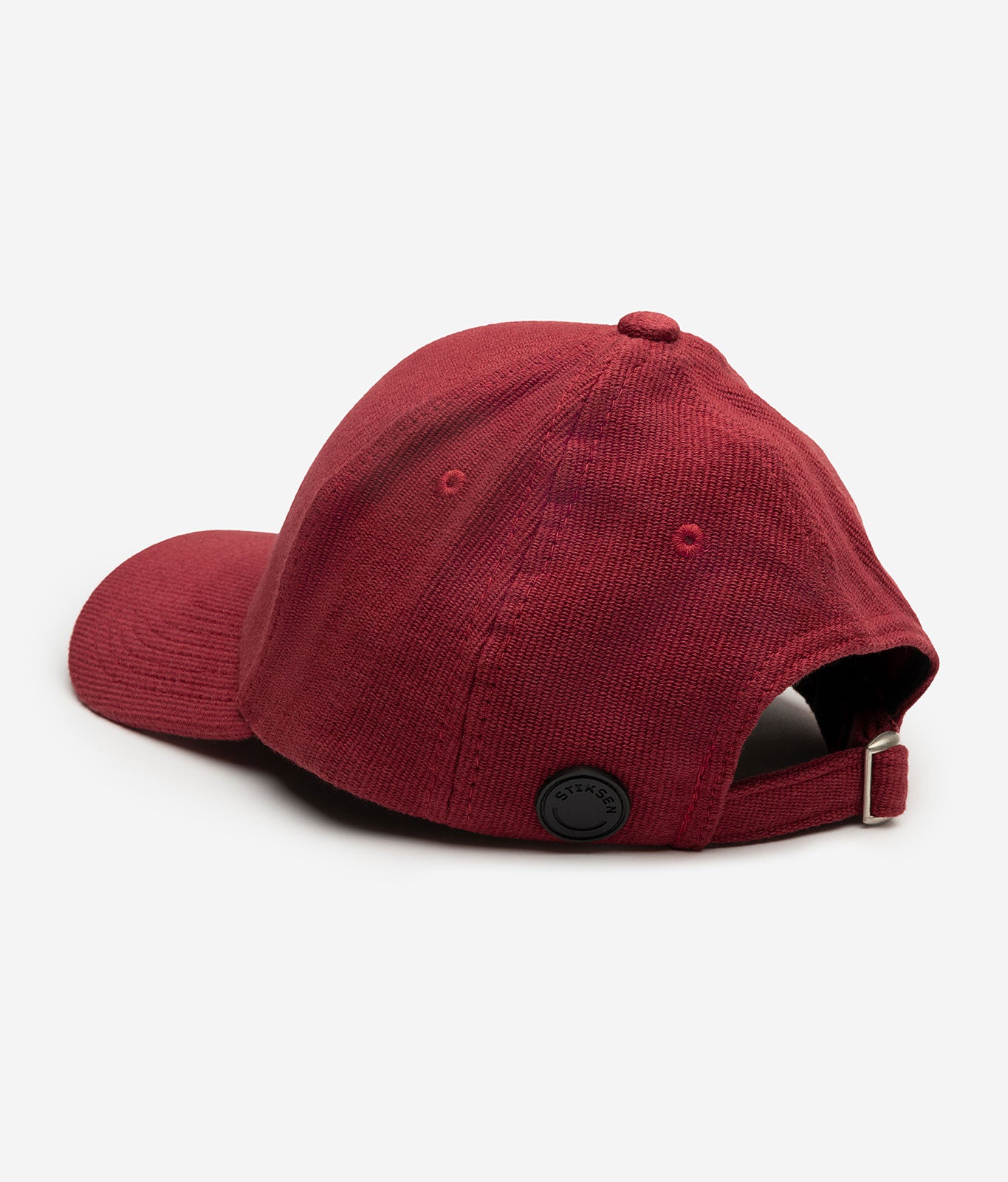 Stiksen 107 Canvas Crimson Baseball Cap Logotype