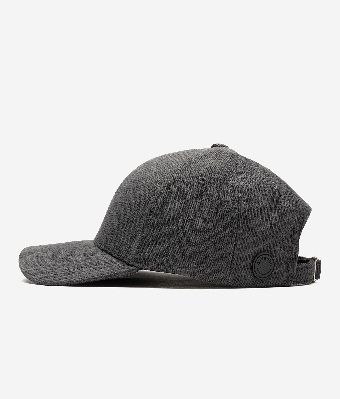 Stiksen 107 Canvas Graphite Baseball Cap Profile