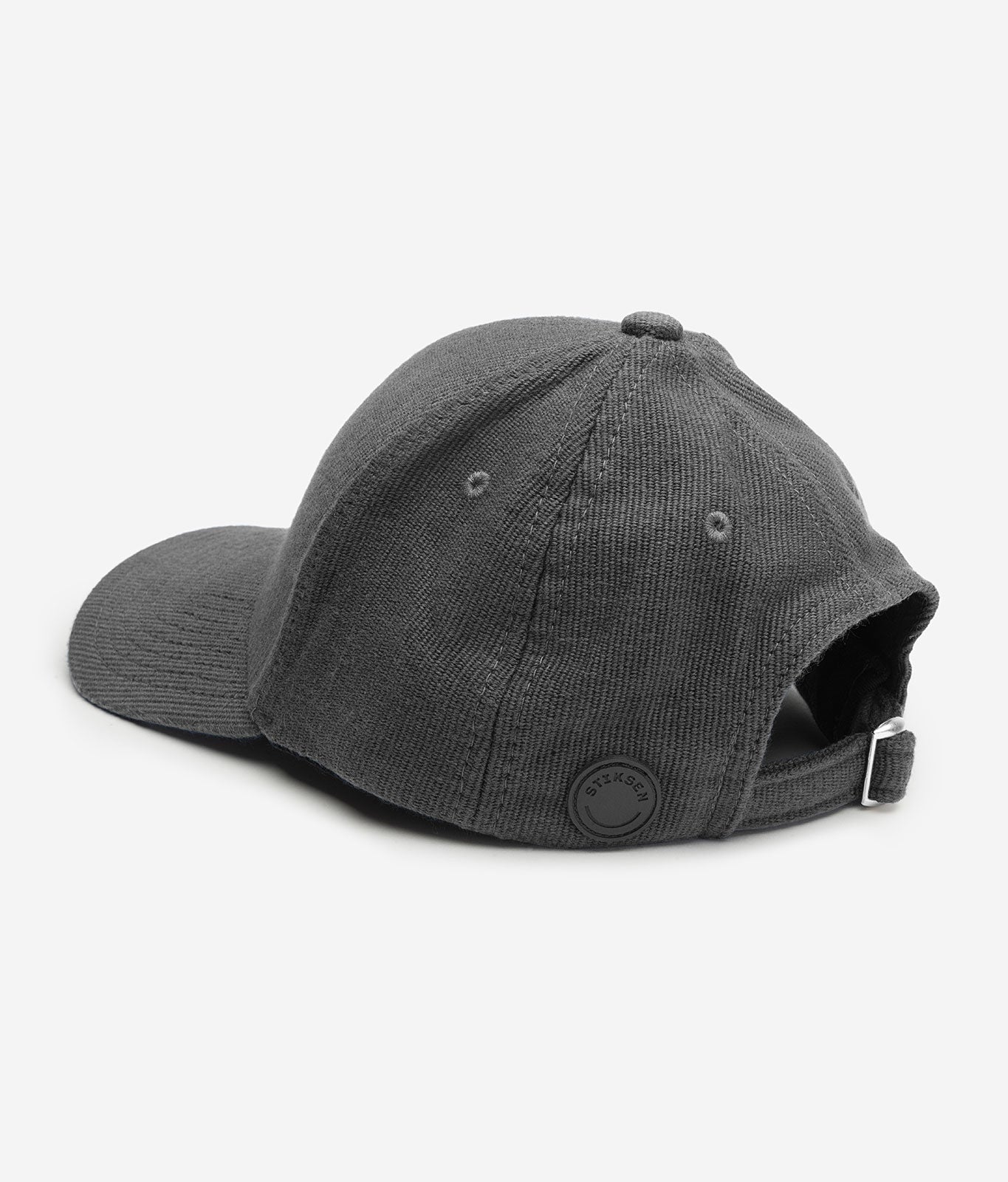 Stiksen 107 Canvas Graphite Baseball Cap Logotype