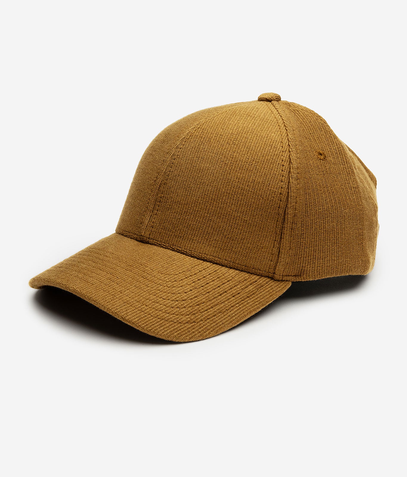 Stiksen 107 Canvas Mustard Baseball Cap Side Angle