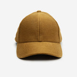 Stiksen 107 Canvas Mustard Baseball Cap Front Angle