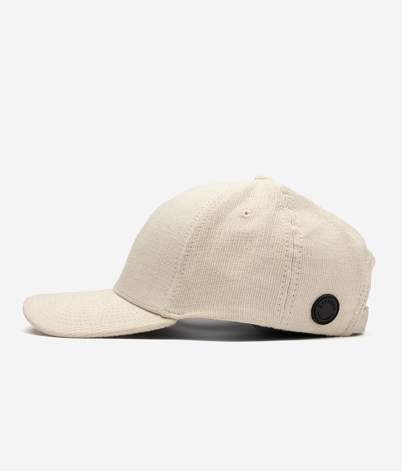 Stiksen 107 Canvas Off White Baseball Cap Profile