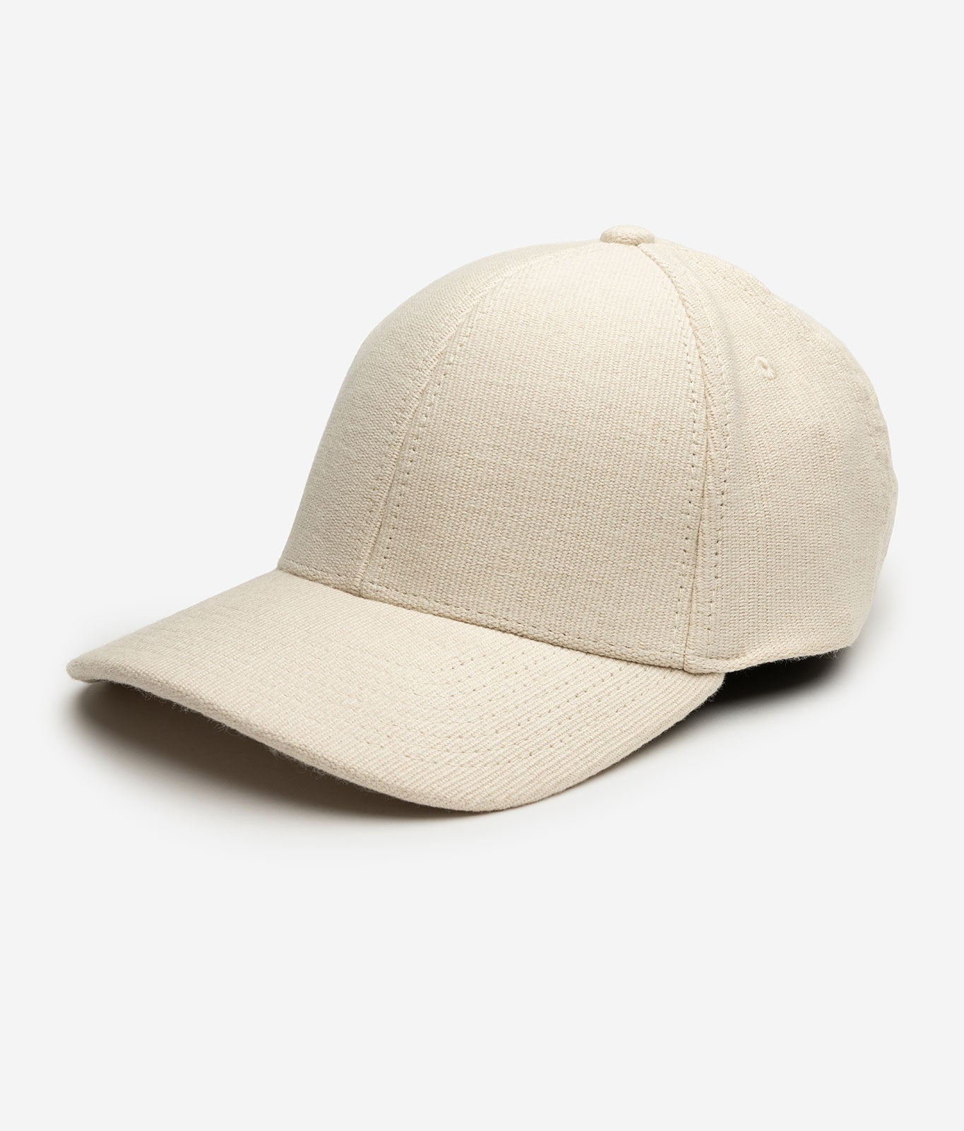 Stiksen 107 Canvas Off White Baseball Cap Minimalist