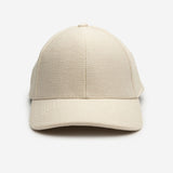 Stiksen 107 Canvas Off White Baseball Cap Front Angle