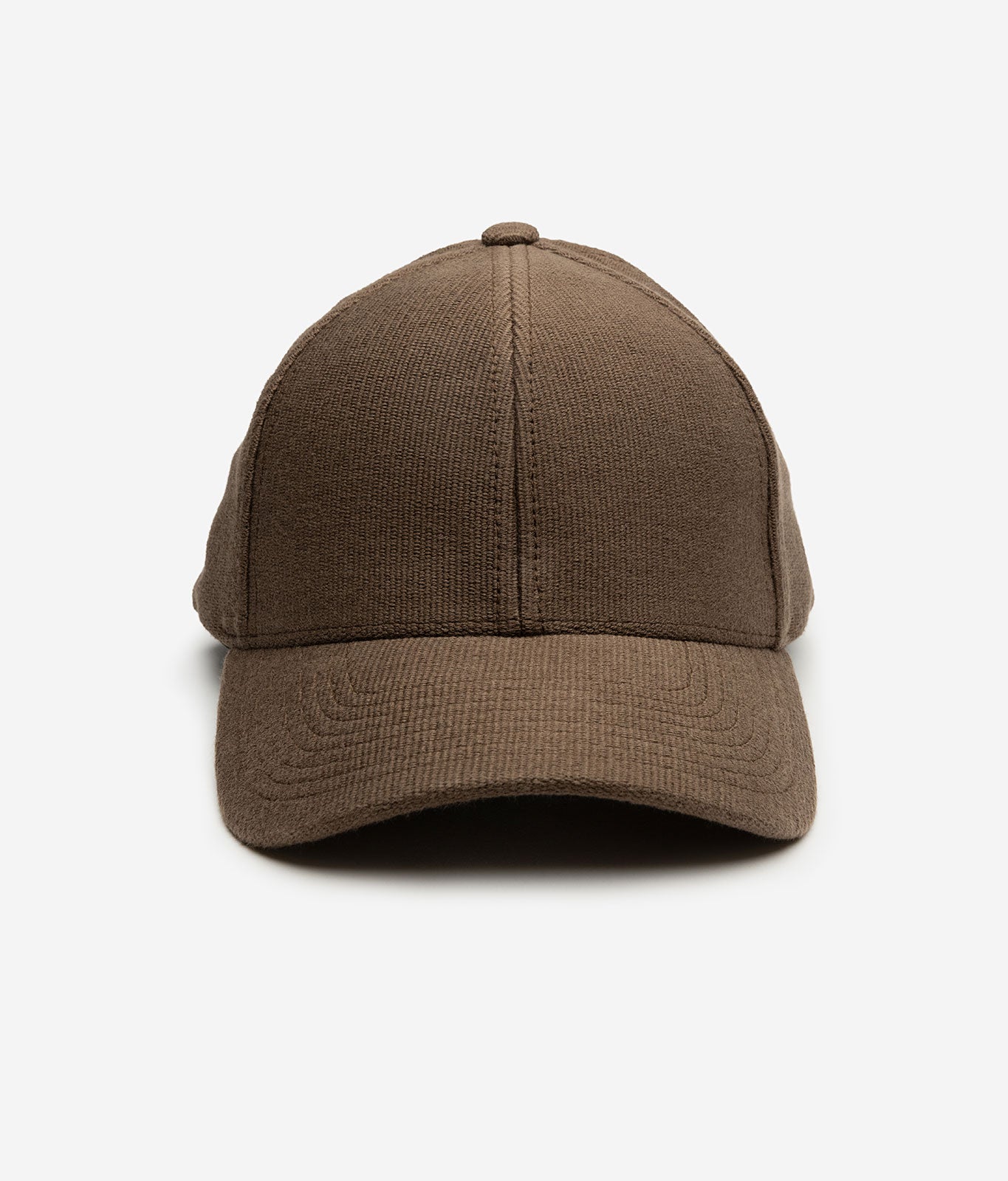 Stiksen 107 Canvas Umber Baseball Cap Front Angle