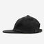 Stiksen 109 Canvas Black Flat Brim Cap Profile