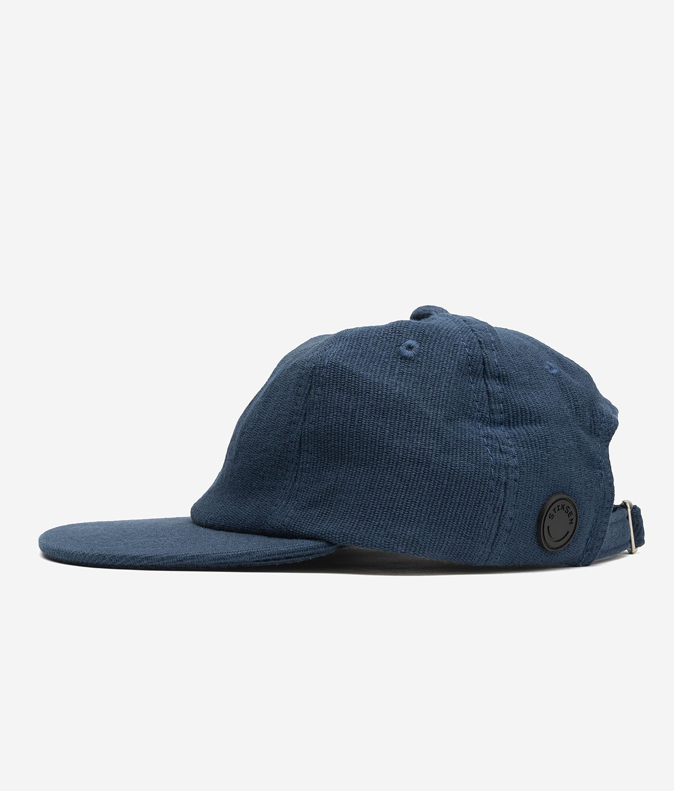 Stiksen 109 Canvas Blue Flat Brim Cap Profile