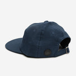 Stiksen 109 Canvas Blue Flat Brim Cap Logotype