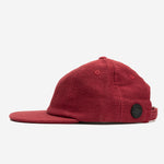 Stiksen 109 Canvas Crimson Flat Brim Cap Profile