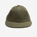 Stiksen 109 Canvas Ivy Flat Brim Cap from the front angle