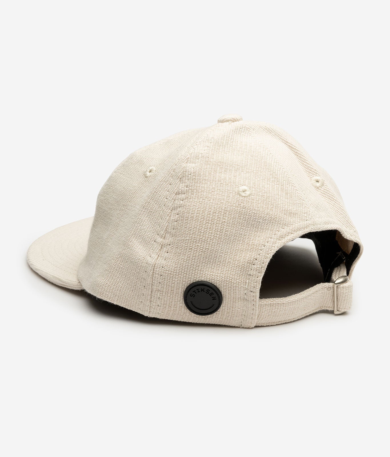 Stiksen 109 Canvas Off White Flat Brim Cap Logotype