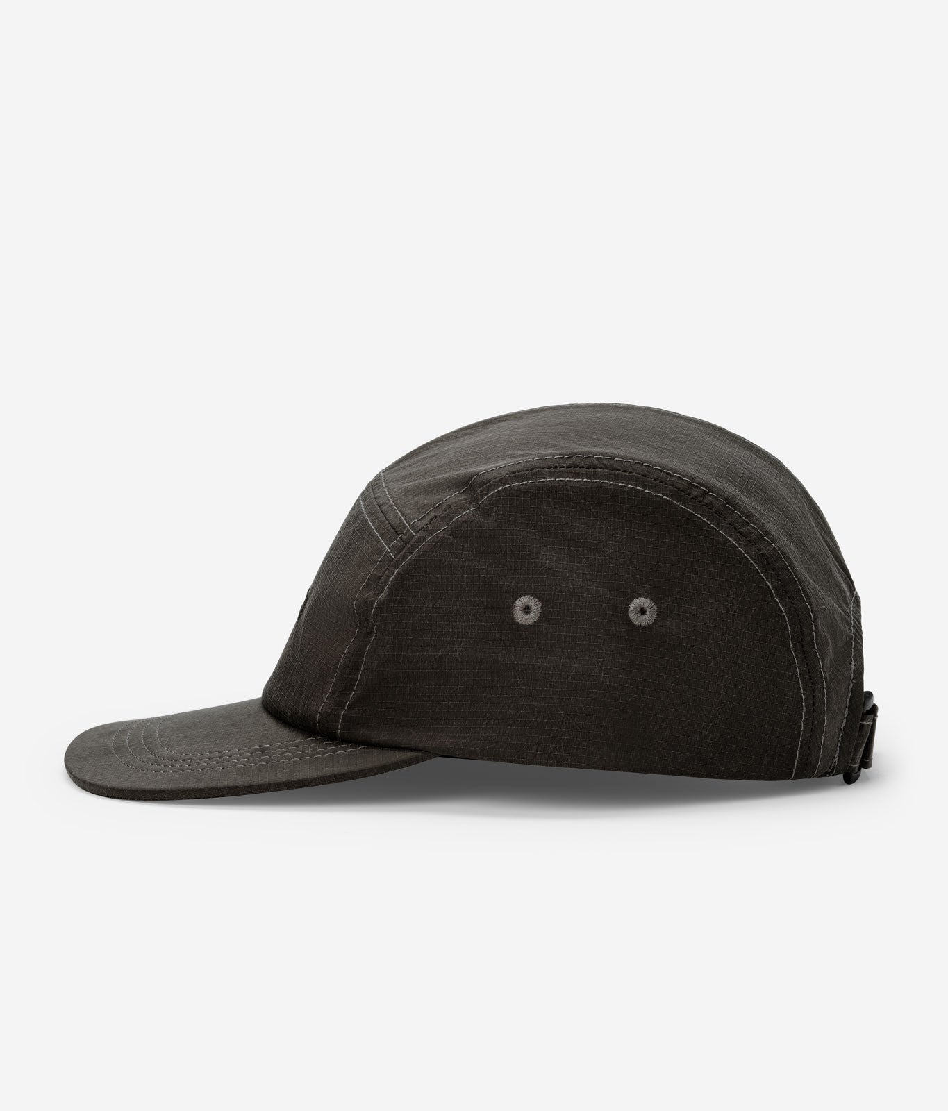 Stiksen 201 LightShell Charcoal Flat Brim Cap Profile