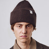 Beanie 01 Merino Brown