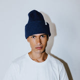 Beanie 01 ReWool Navy