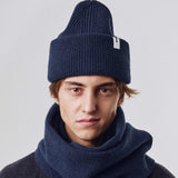 Beanie 01 Merino Navy