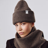 Beanie 01 Merino Taupe