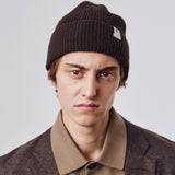 Beanie 02 Merino Brown