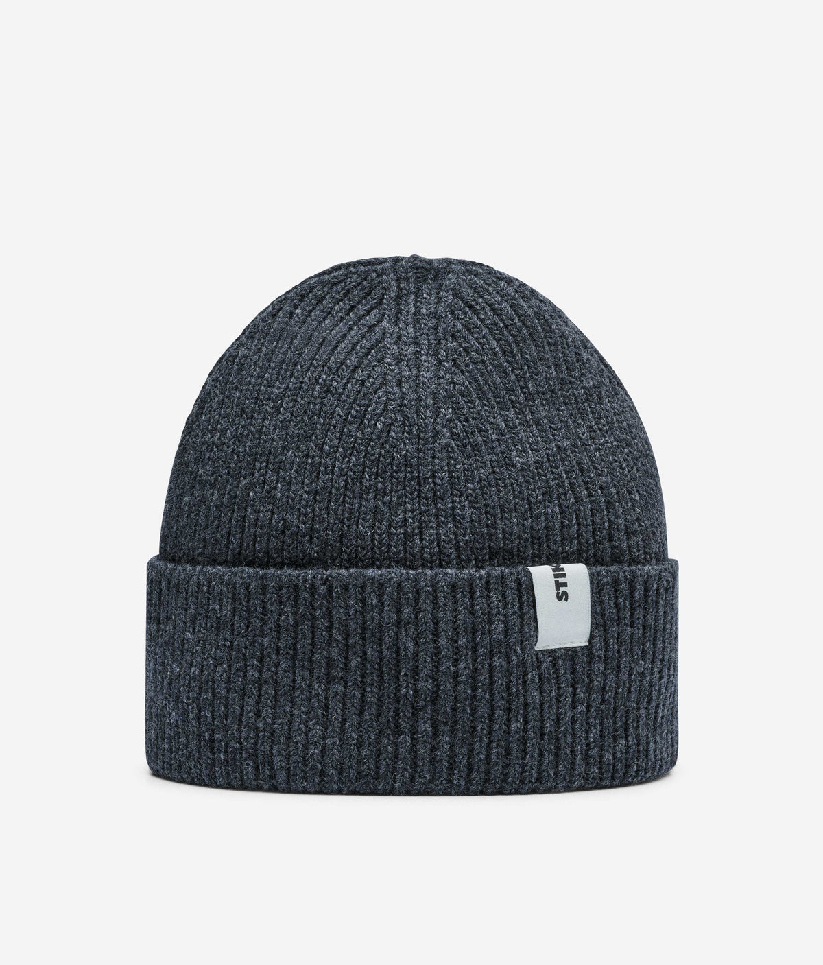 Beanie 02 Merino Dark Grey