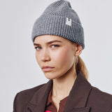Beanie 02 Merino Light Grey