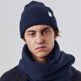 Beanie 02 Merino Navy