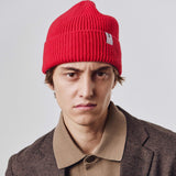 Beanie 02 Merino Red