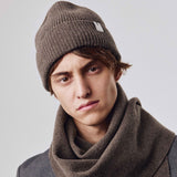 Beanie 02 Merino Taupe