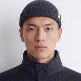 Beanie 03 Merino Dark Grey