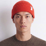 Beanie 03 Merino Orange