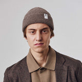 Beanie 03 Merino Taupe