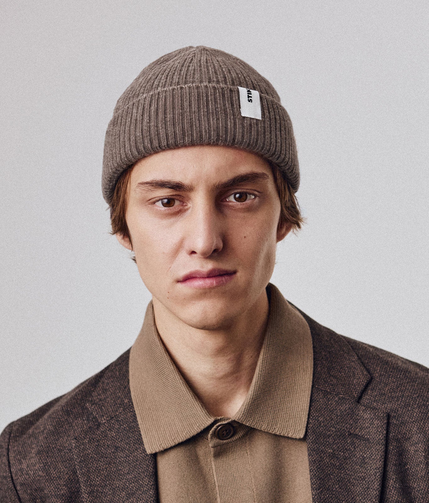 Beanie 02 Merino Brown – Regular-Fit Merino Wool Beanie | Stiksen